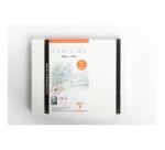 Fontaine Aquarelle carnet cousu 24F 21x16cm 300g grain satiné (papier buvard) - Blanc