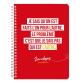 Jemedisais, Carnet reliure intégrale A5 14,8x21 cm, 148 pages, ligné, assortis. - Multicolore
