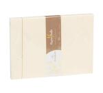 20 enveloppes C5 (162x229mm) paille naturelle gommées - ivoire