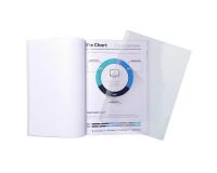 Sachet de 10 chemises de présentation pour relier avec Serodo PVC lisse 20x100e - A4 - Cristal