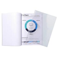 Sachet de 10 chemises de présentation pour relier avec Serodo PVC lisse 20x100e - A4 - Cristal