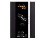 Rhodia Touch - Maya Pad - bloc agrafé A4+ 50f uni papier Maya NOIR 120g - Noir