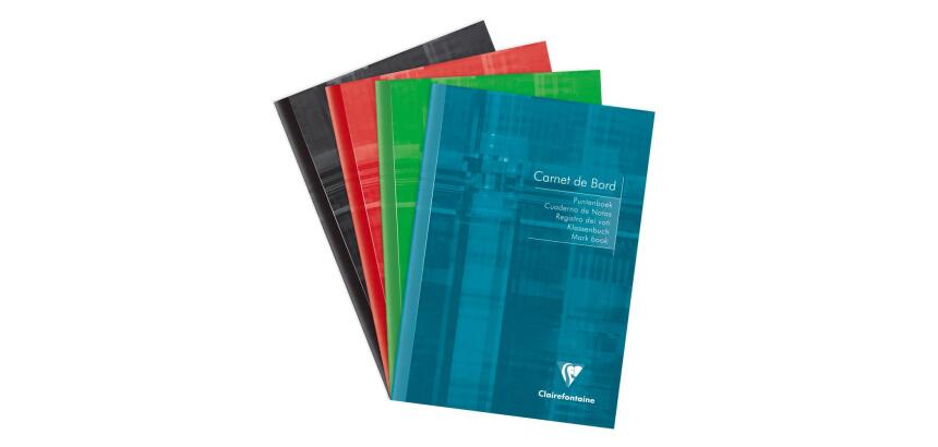 Carnet de bord enseignant piqué A5 40 pages Couleur aléatoire - Assortis