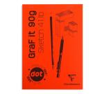 GraF'it dot bloc agrafé 80F A4 90g - Aléatoire