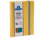 Carnet Iderama 170x110, 192 pages lignées - Jaune