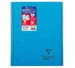 Cahier reliure intégrale enveloppante Koverbook A4+ 160 pages petits carreaux détachables perforé 4 trous couverture polypropylène t ransparent - Assortis
