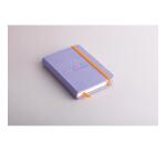 Rhodiarama carnet rembordé rigide 9x14 cm 192 pages uni papier ivoire 90g fermeture élastique - Iris