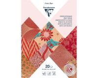 PAPIER ARTISANAL, Bloc encollé de 20 feuilles au format 21x29,7cm