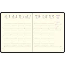 Recharge pour agenda de bureau Eurotime 18 15 x 17 cm Semainier Janvier à Décembre 2026