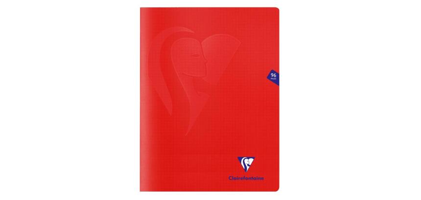 Heft Mimesys, 24x32 cm, 48 Blatt 90g, kariert 5/5, Einband aus Polypropylen