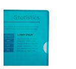 Etui carton de 100 pochettes coin PVC lisse haute résistance 13/100e - A4 - Vert