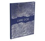 Livre d'or 100 pages tranche argent Japan