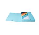 Carpetas de proyectos con gomas Exacompta Aquarel 7/10e - 600 g/m2 Lomo 40 mm A4  25x33cm Colores surtidos