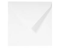 25 enveloppes 165x165mm, Vergé de France doublées gommées