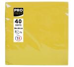 Pack of 40 micro-embossed 2-ply wadding napkins - 38x38 cm