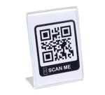 Lot de 10 porte-étiquettes A9 vertical - Cristal