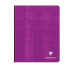 Cahier brochure dos toilé 16,5x21cm 192 pages petits carreaux + marge - Assortis