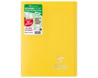 Cahier piqué Koverbook A4 96 pages grands carreaux couverture polypropylène opaque 100% recyclé