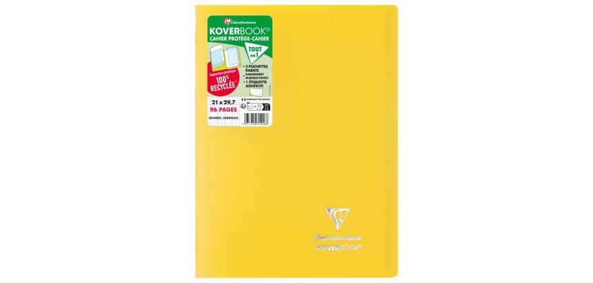 Koverbook Stapled Polypro Notebook A4, Seyes