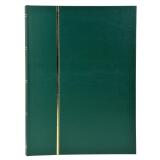 Album de timbres simili-cuir 48 pages noires - 22,5x30,5 cm