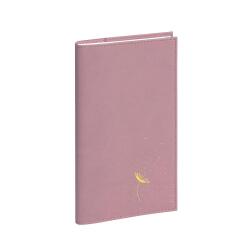Agenda de poche Lady 16S spiralé Ondine 9 x 16 cm Semainier janvier à décembre 2026 - Rose
