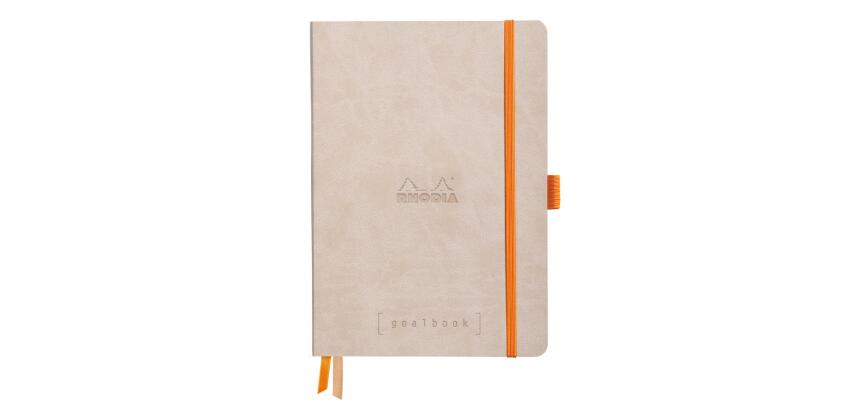 Rhodiarama Goalbook souple A5 240 pages dot papier ivoire 90g - Beige
