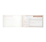 Self-copying manifold 125X210 Rent receipt 50 triplicate - Oat