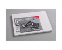 Carton Mousse lot 5 feuilles A4 3mm - Blanc