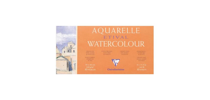 Etival bloc collé 4 côtés 10F 20x40cm 300g grain fin