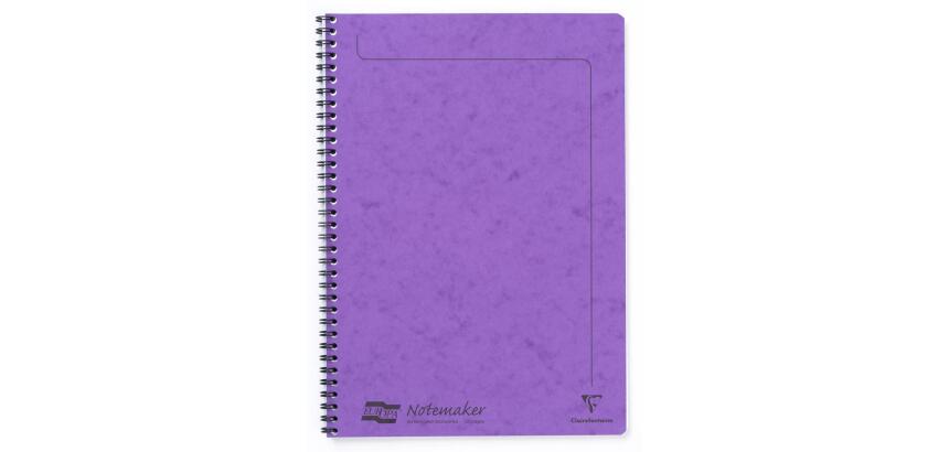 Notemaker Europa cahier reliure intégrale A4 120 pages détachables ligné