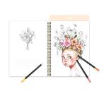 Carnet de coloriage Wild Dream - Rose beige