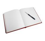 Gastenboek Alpille lederen omslag - 140 pagina's - 26x22cm verticaal