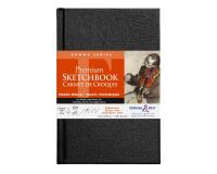 Gamma Series carnet rembordé rigide 62F 14x21,6cm 150g - Ivoire