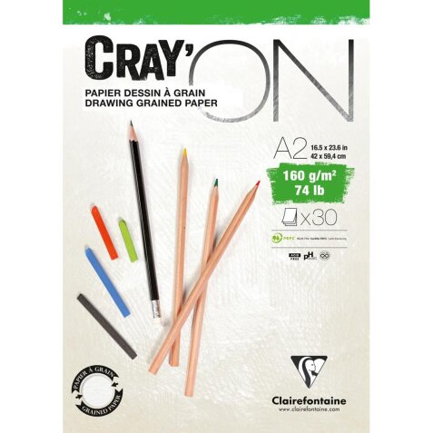 Cray'ON bloc collé 30F A2 160g