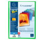 Protège-documents en polypropylène semi rigide Kreacover® Opaque 40 vues - A4 - Couleurs assorties
