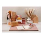 Terracotta, Pot à crayons carré 8,5x8,5x11 cm