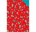 CARTON DÉCOR, Paquet de 40 feuilles 160g/m2 au format 25x35cm - Noël - Multicolore