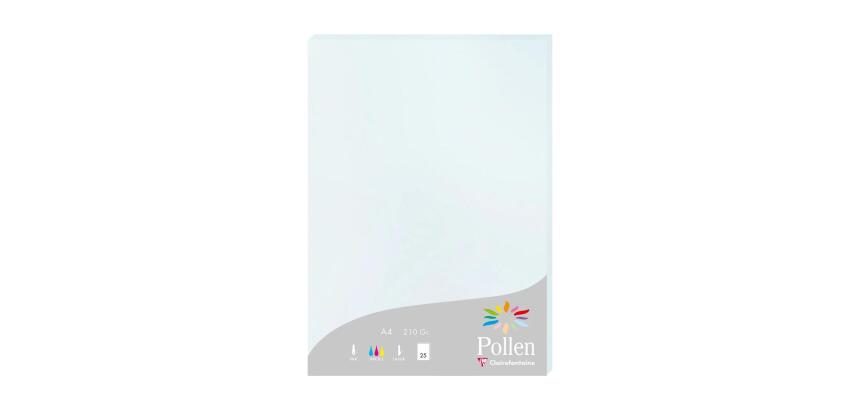 Etui de 25 feuilles Pollen 210x297 210g/m2
