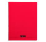 Cahier piqué 8000 POLYPRO A4 192 pages grands carreaux 90 g - Rouge
