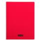 Cahier piqué 8000 POLYPRO A4 192 pages grands carreaux 90 g - Rouge
