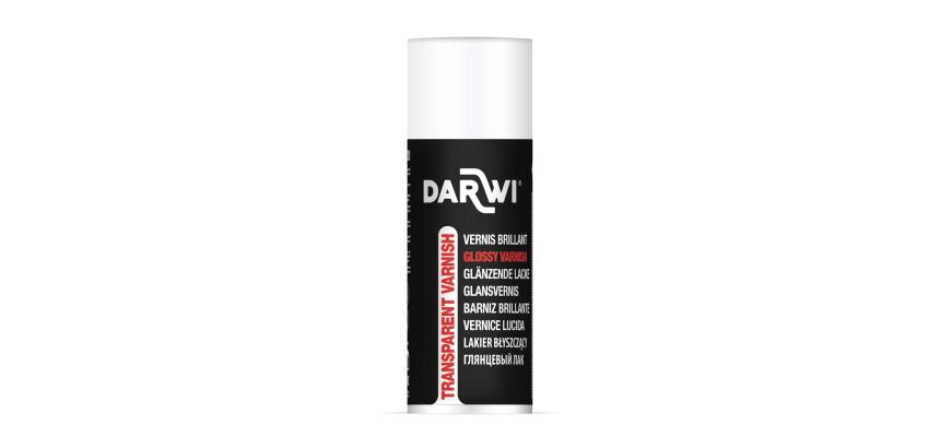 DARWI Aérosol de 400ml Vernis à Alcool finition Brillante - Incolore