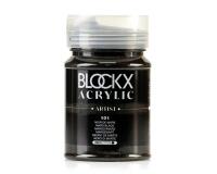 Peinture acrylique fine pot 500ml - Noir de mars