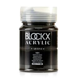 Peinture acrylique fine pot 500ml - Noir de mars
