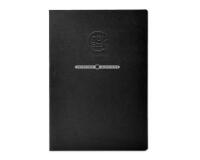 Crok'Book carnet piqué 20F A4 120g papier noir F - Noir