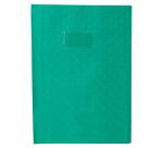 Protège-cahiers grain losange PVC 18/100ème avec porte-étiquette A4