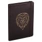 BLACK FOREST Carnet rembordé rigide A5 144 pages, Lion