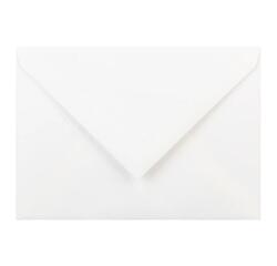 20 enveloppes C6(114x162mm)toile impériale doublées gommées - Blanc