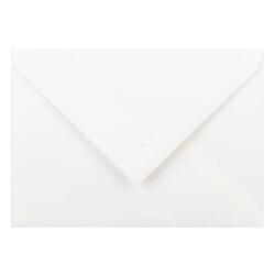 20 enveloppes C6(114x162mm)toile impériale doublées gommées - Blanc