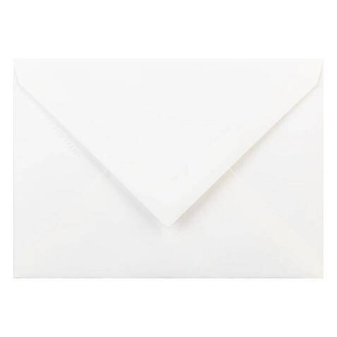 20 enveloppes C6(114x162mm)toile impériale doublées gommées - Blanc
