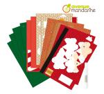 Boîte créative, Pliages de Noël 3D - Rouge